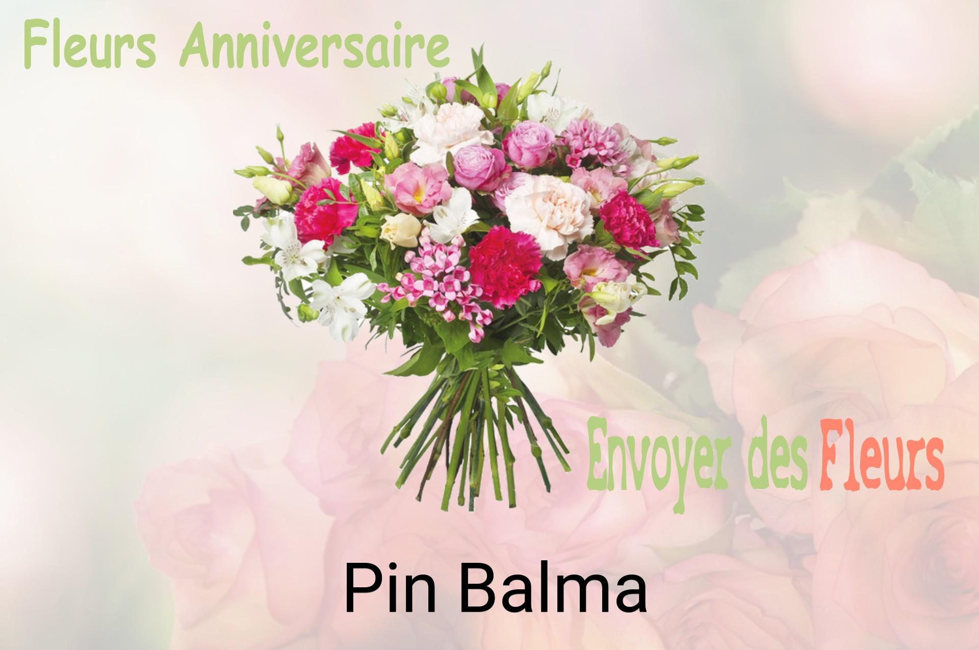 Bouquet de fleurs d’anniversaire livré à Pin-Balma